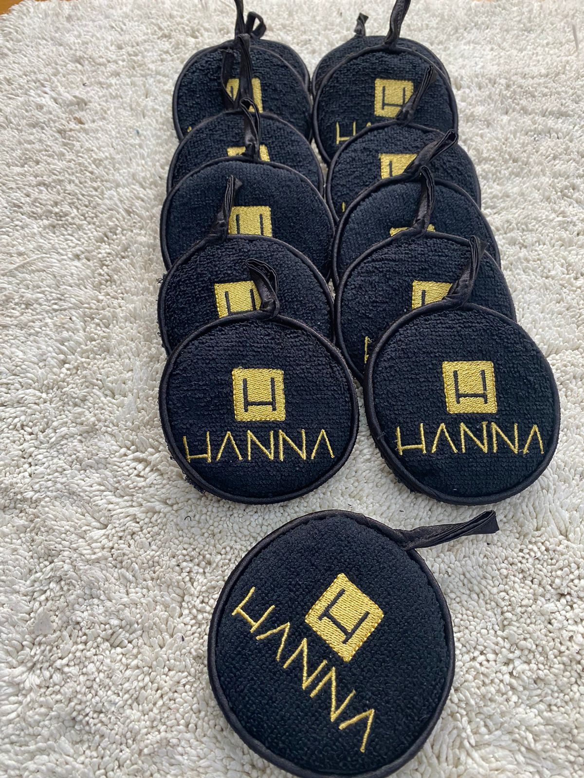 Esponja Skincare Personalizada em Bordado