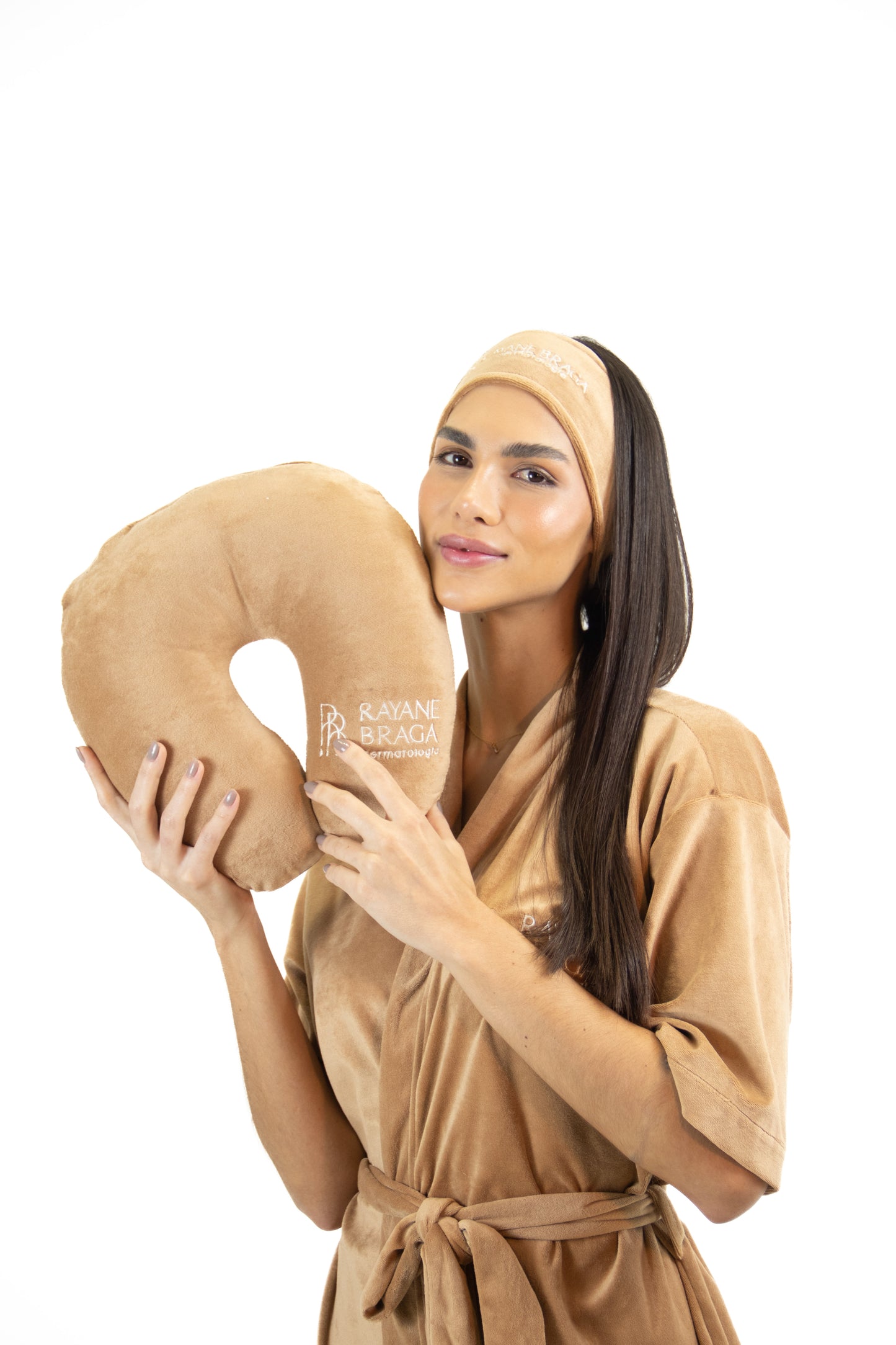 Kit Atendimento Plush Elegance Marrom 8 Itens